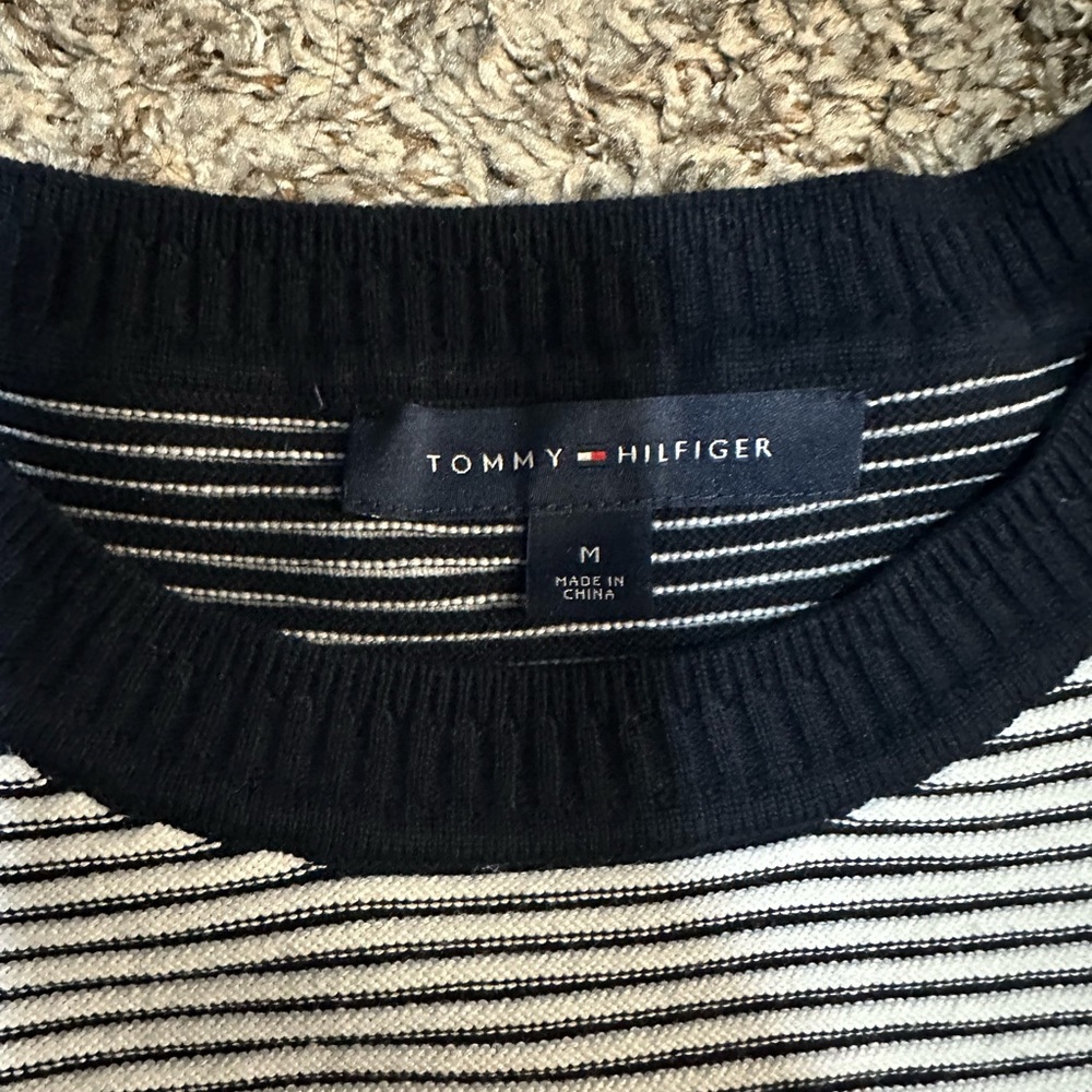 Blue Tommy Hilfiger women shirt worn once